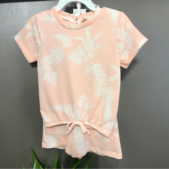 Jessica Simpson Other - Jessica Simpson baby 24 months pink tropics 2 piece outfit